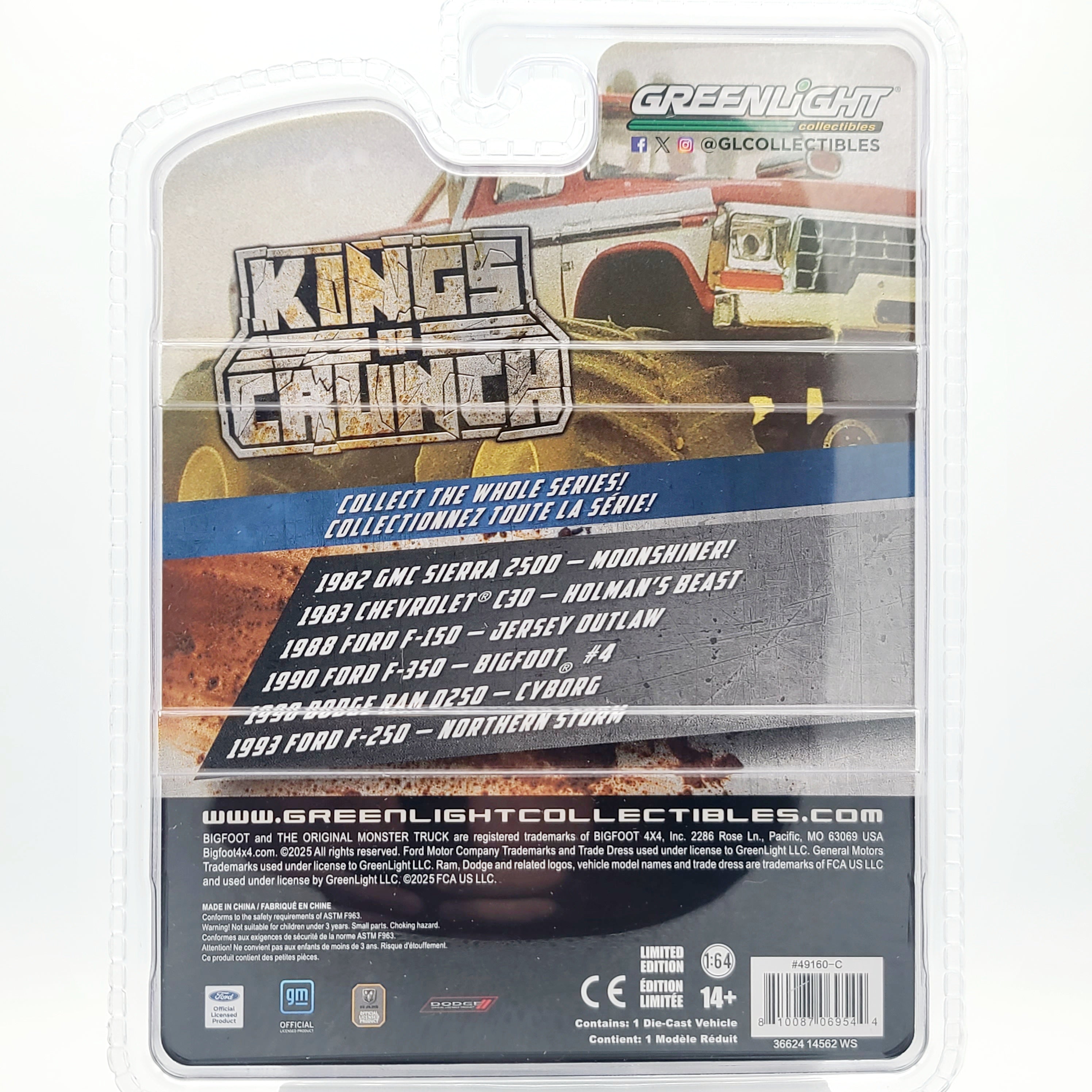 GreenLight '83 Chevrolet C30 "Holman's Beast" Monster Truck - 1:64 (2025 Kings of Crunch Series 16)